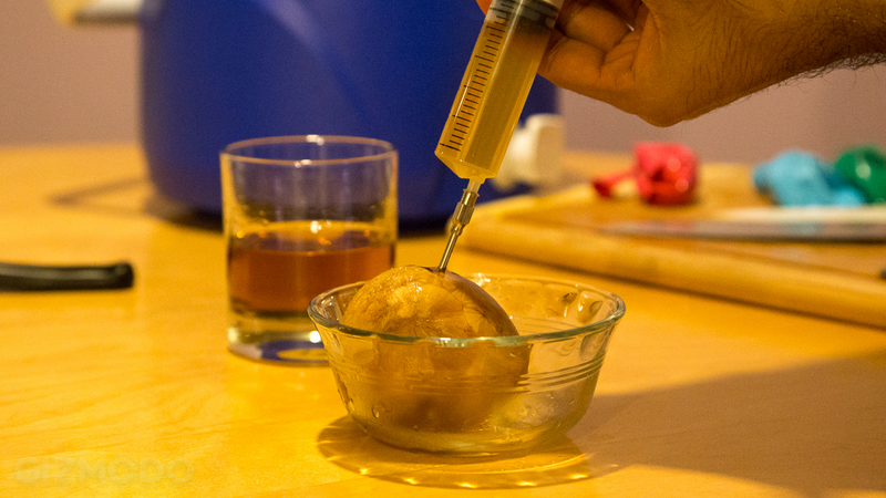 Illustration for article titled How to Make Spheres of Ice That Get You Drunk